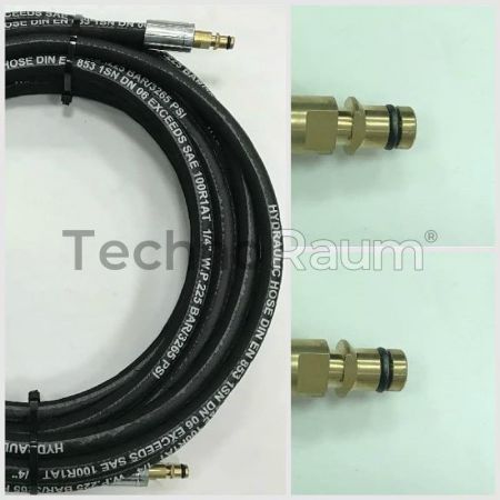 Шланг ВД DIN EN 853 1SN d=06  Штуцер Karcher  NEW * Штуцер Karcher  NEW